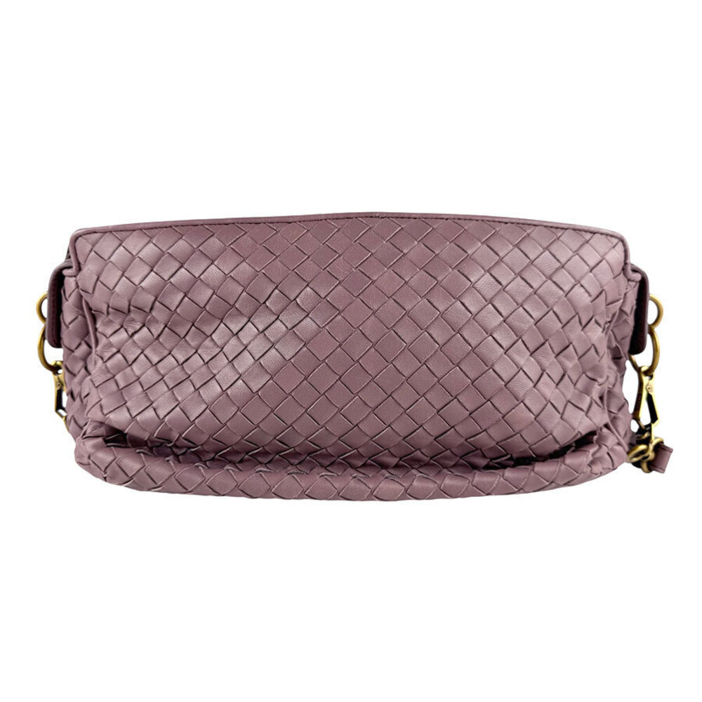 Bottega Veneta shoulder bag Intrecciato leather mauve purple